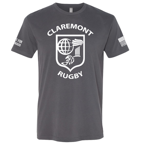 Claremont College Rugby "Hunt For Colorado" Tee (Heavy Metal)