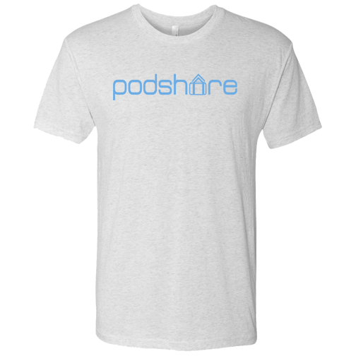 PodShare Core 2 Tee (Heather White)